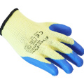 Manufacturers TC Cotton Liner Crinkle Latex Coated String Knit Gloves